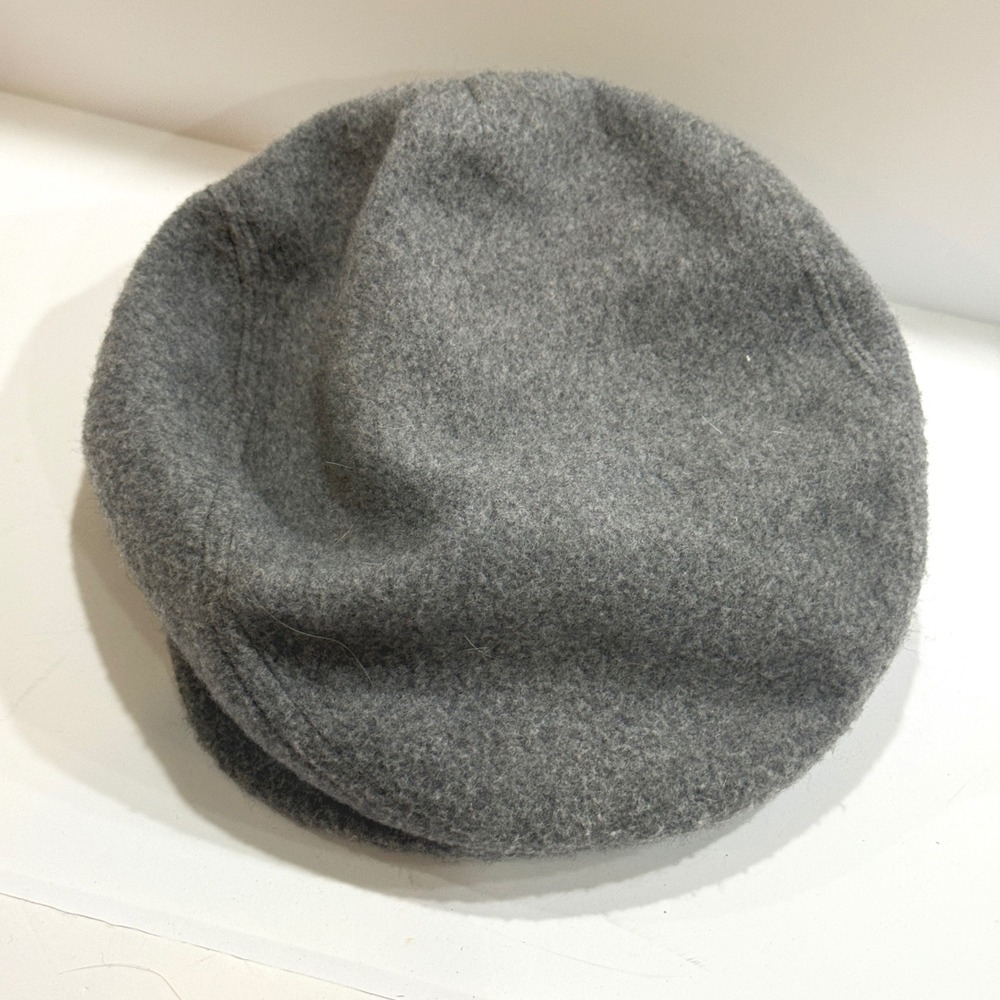 Stetson Grey Wool Newsboy Flat Cap Made in USA XL Snap Brim Ivy Hat
